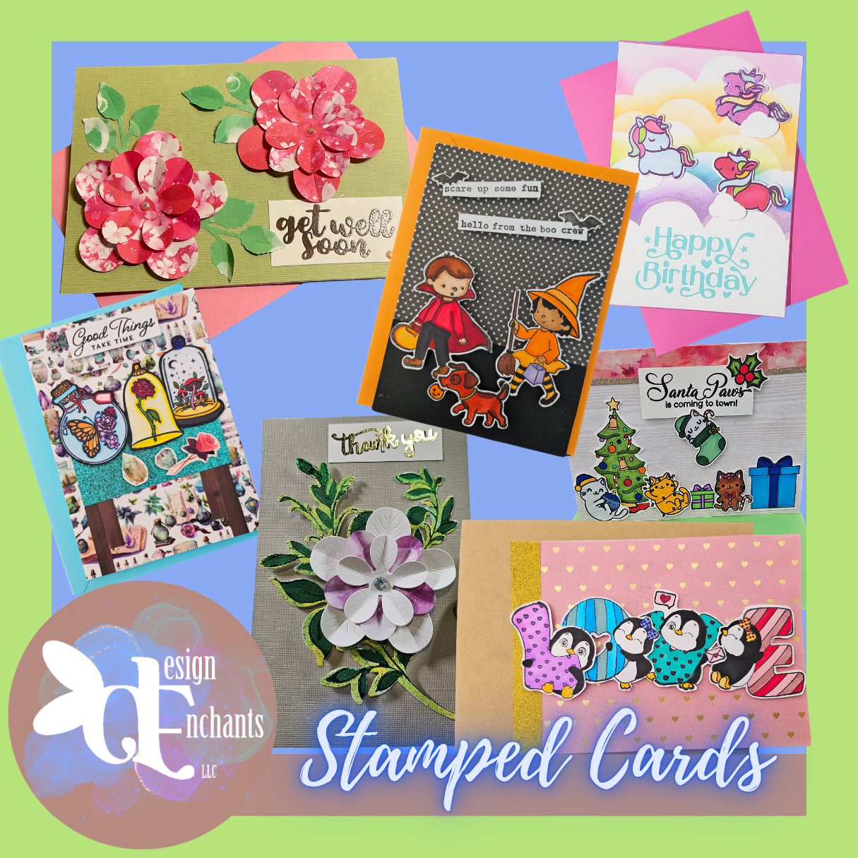 Stamped Greeting Cards