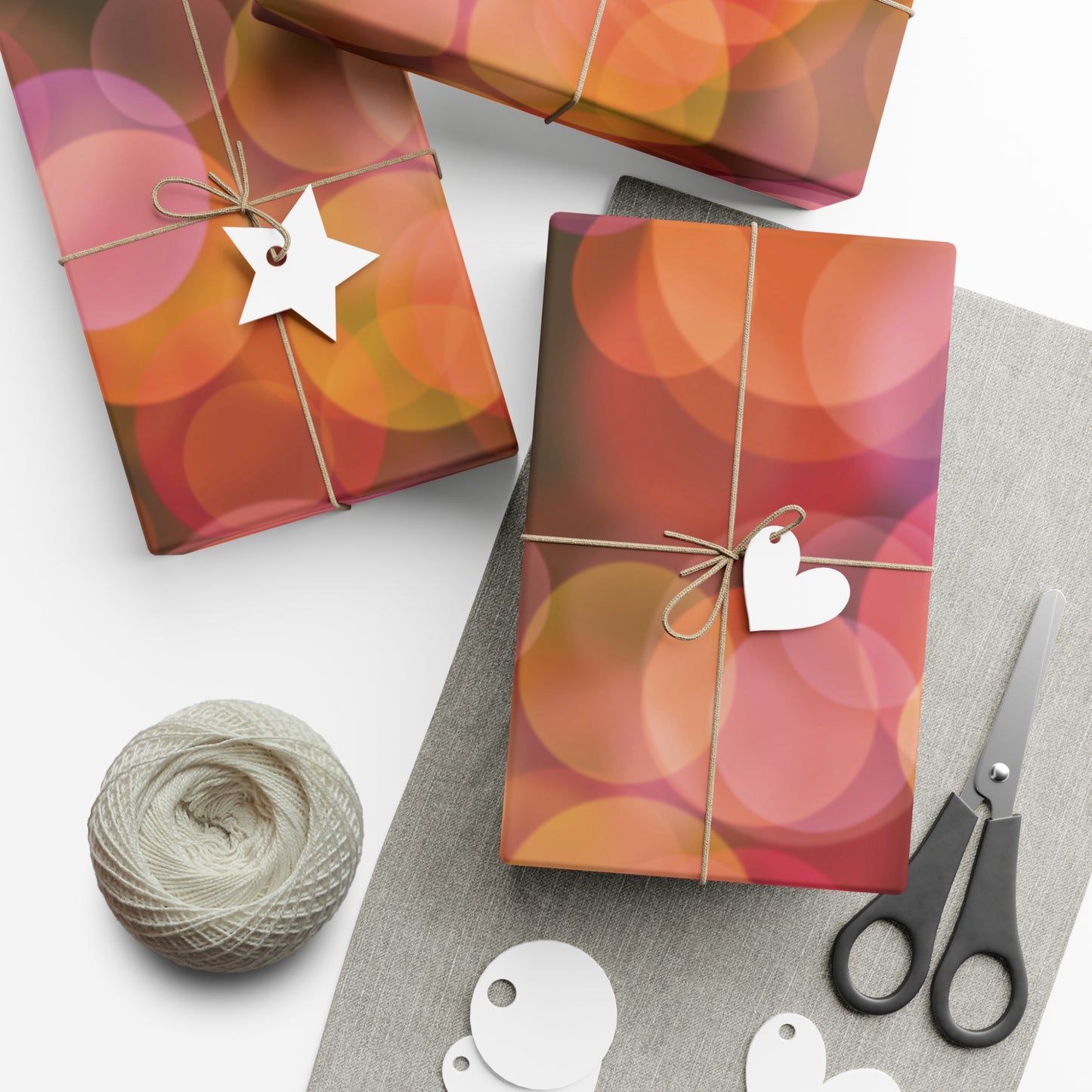 Warm Illuminations, Wrapping Paper for Holidays & Celebrations