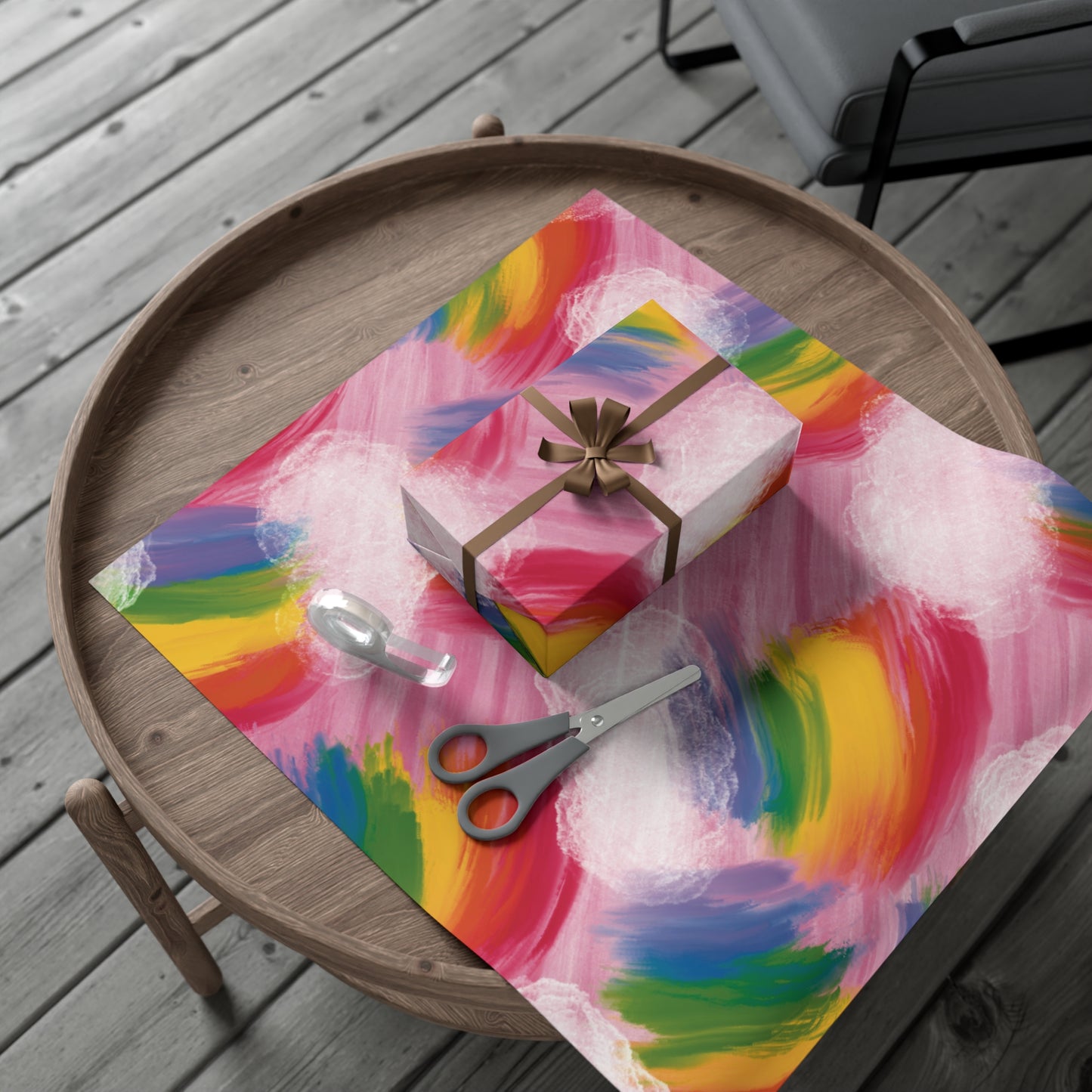 Splash of Rainbows, Wrapping Paper for Holidays & Celebrations