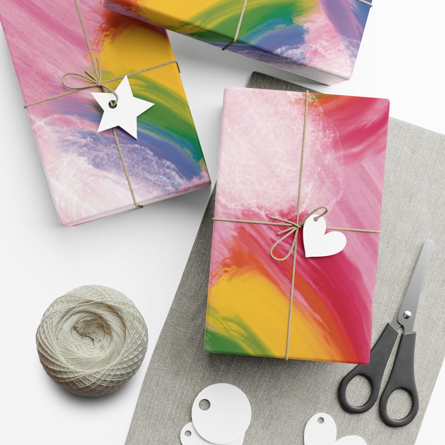 Splash of Rainbows, Wrapping Paper for Holidays & Celebrations