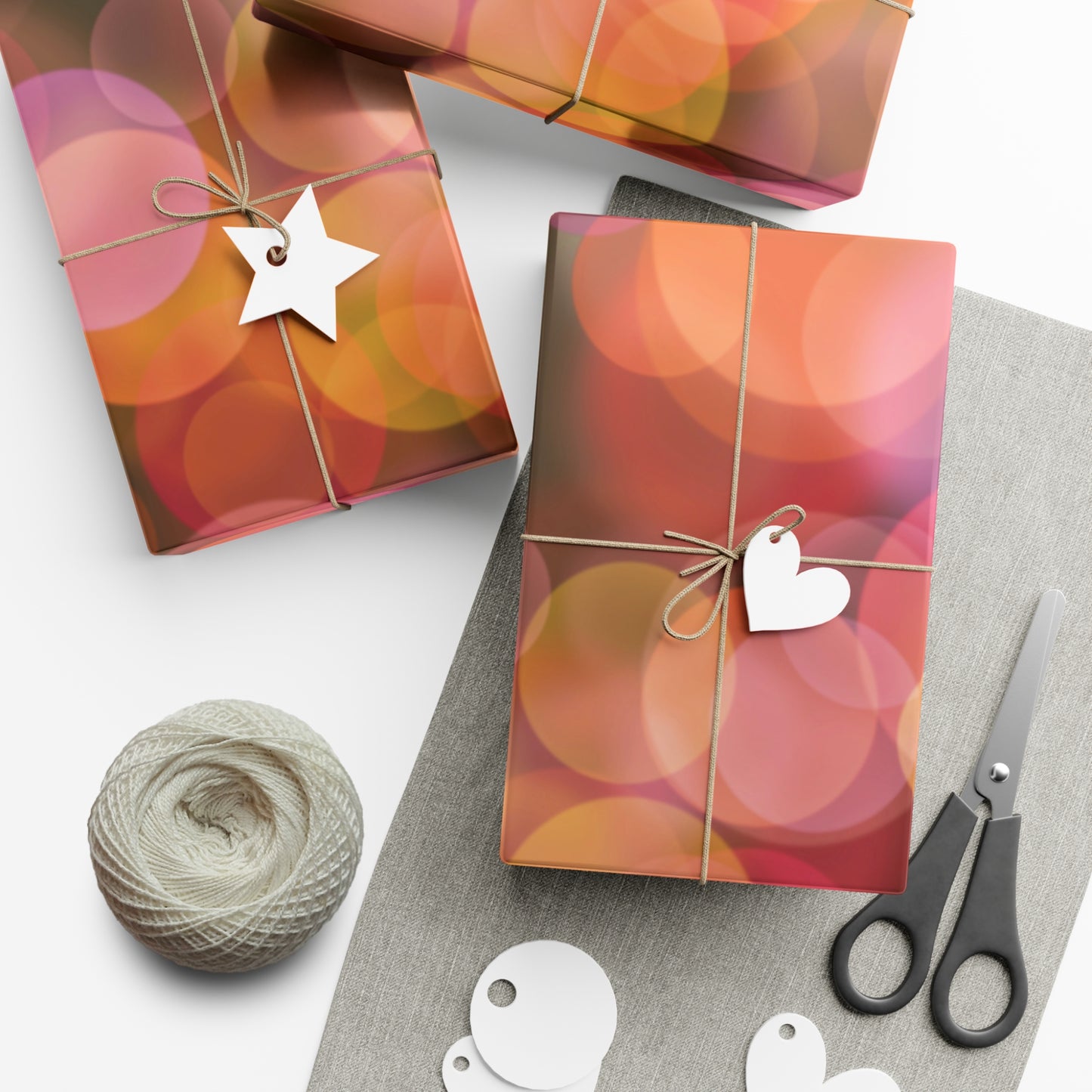 Warm Illuminations, Wrapping Paper for Holidays & Celebrations