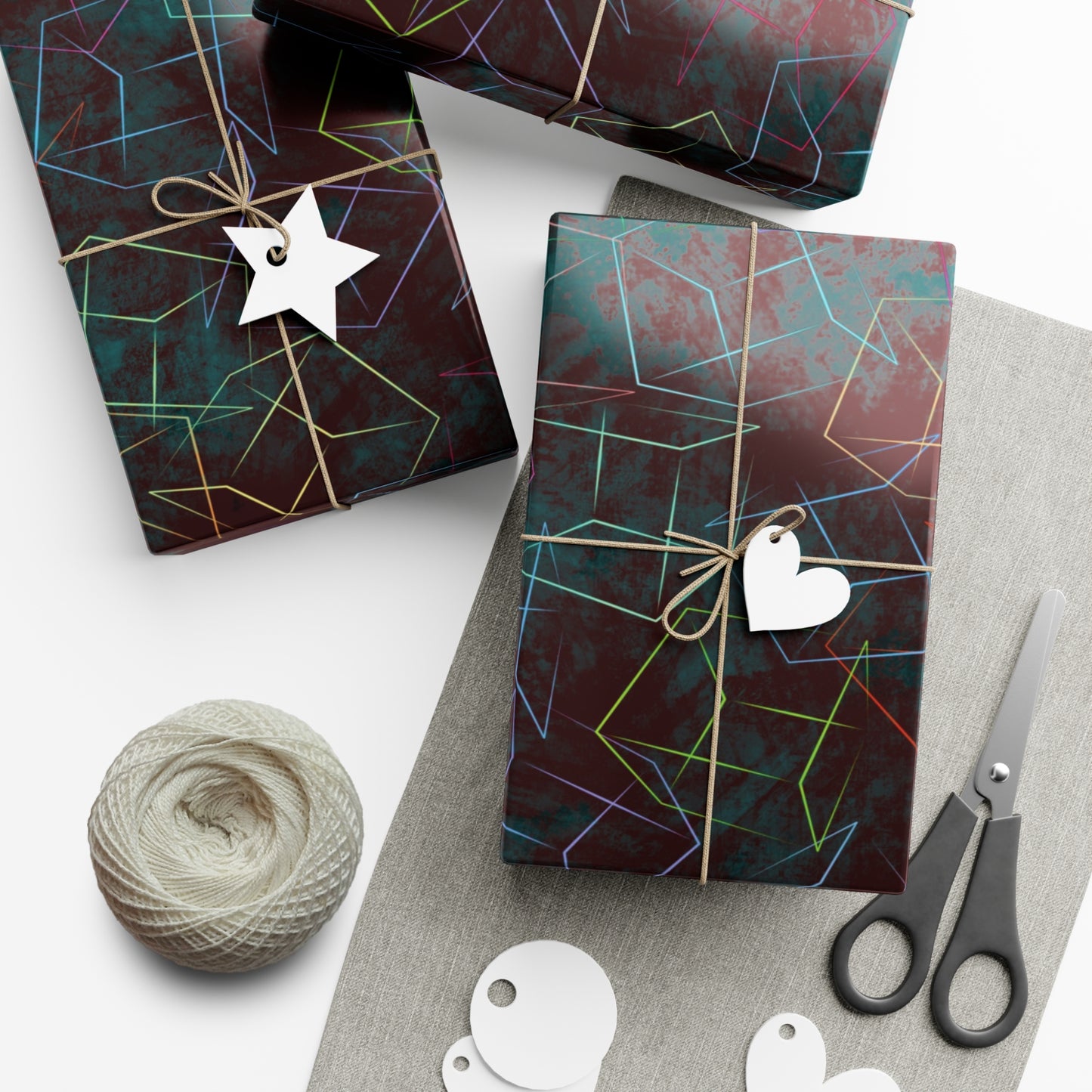 Quadrates, Wrapping Paper for Holidays & Celebrations