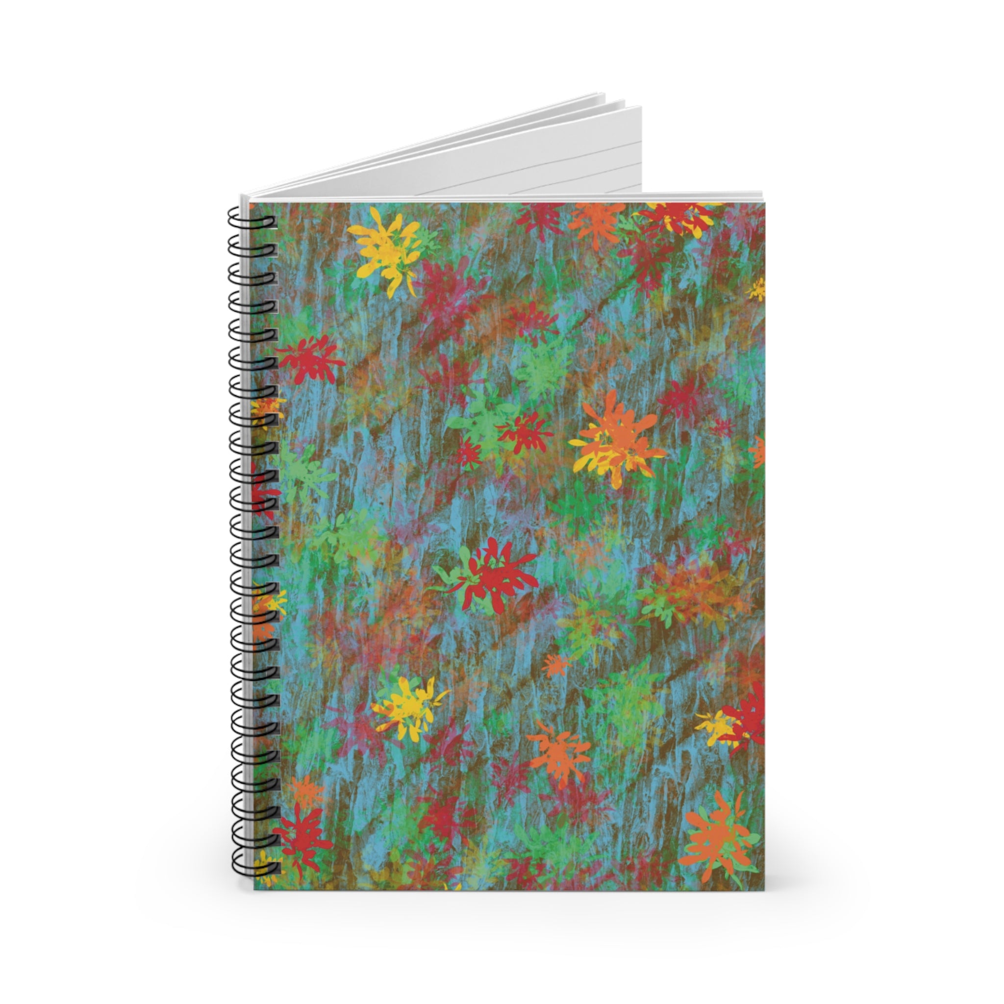 Autumn Flora, Spiral Notebook - Ruled Line