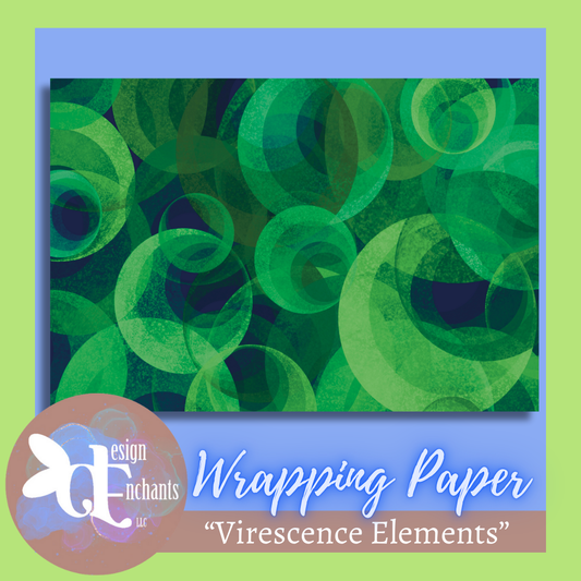 Virescence Elements, Wrapping Paper for Holidays & Celebrations