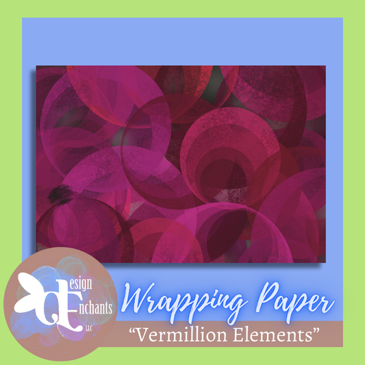 Vermillion Elements, Wrapping Paper for Holidays & Celebrations