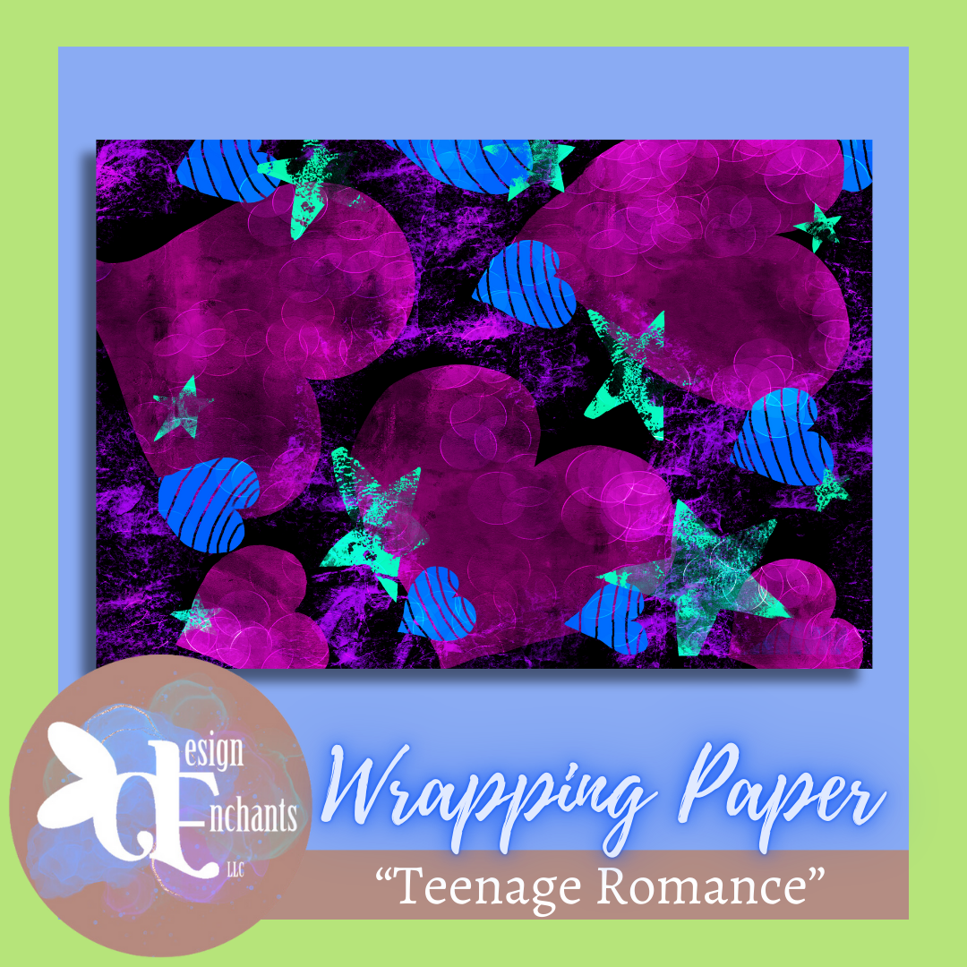 Teenage Romance, Wrapping Paper for Holidays & Celebrations