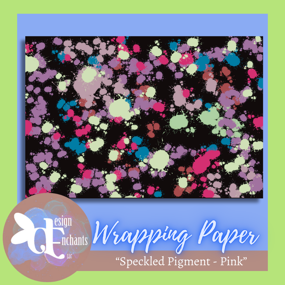 Speckled Pigment - Pink, Wrapping Paper for Holidays & Celebrations