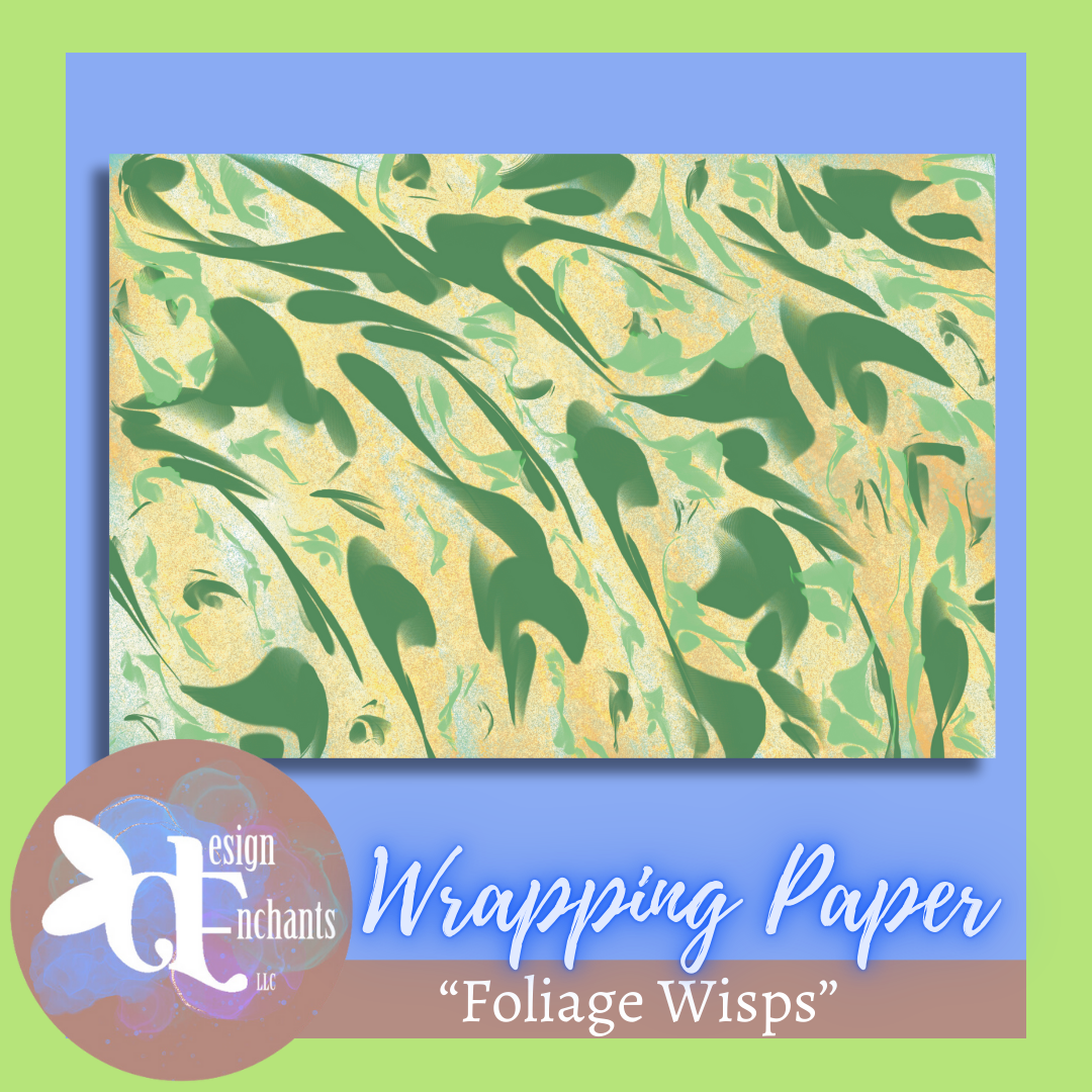 Foliage Wisps, Wrapping Paper for Holidays & Celebrations