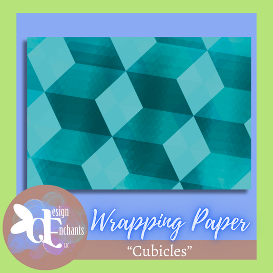 Cubicles, Wrapping Paper for Holidays & Celebrations