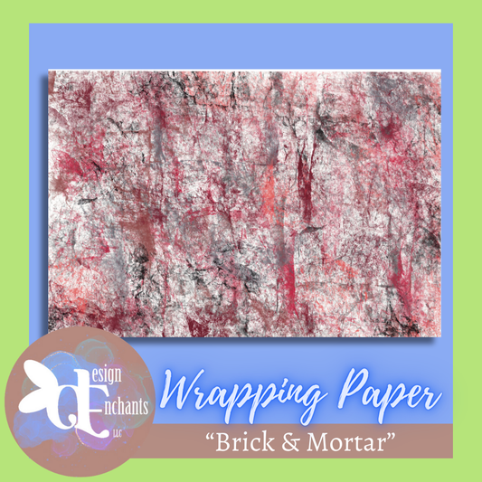 Brick & Mortar, Wrapping Paper for Holidays & Celebrations