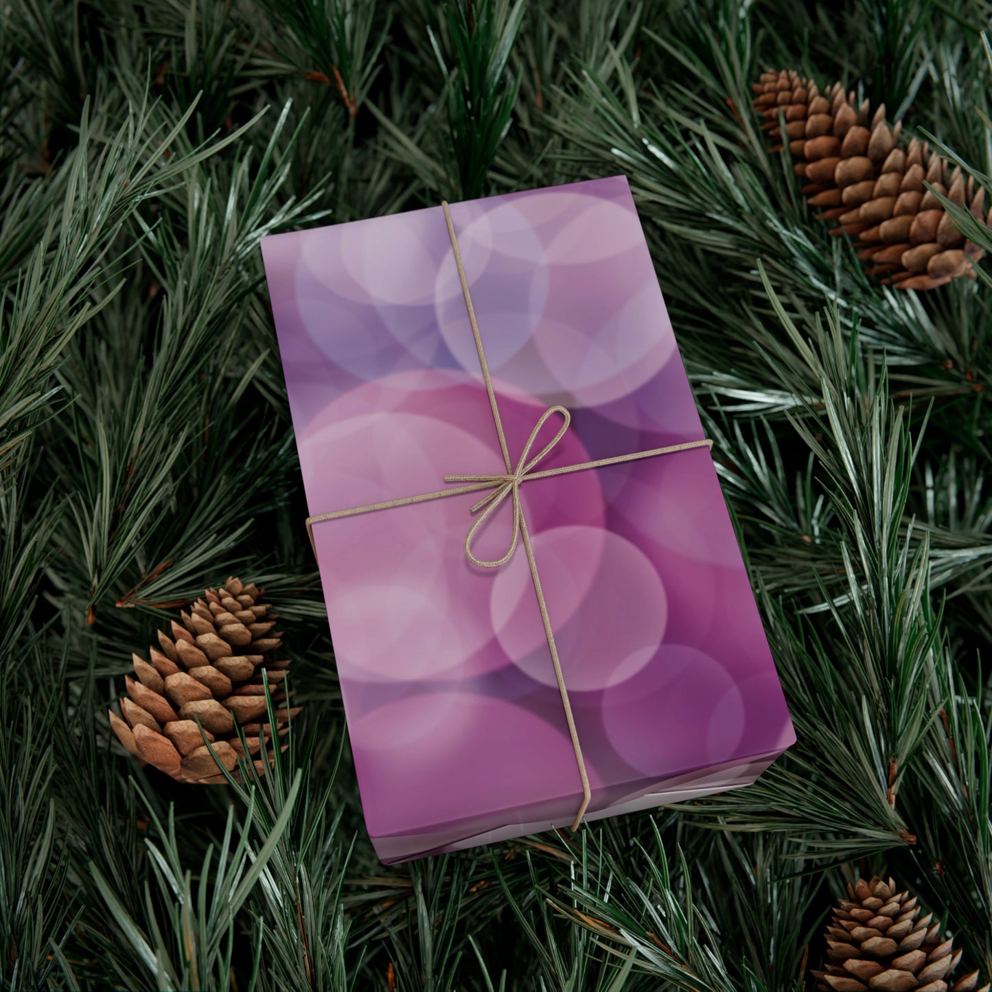 Violaceous Illuminations, Wrapping Paper for Holidays & Celebrations