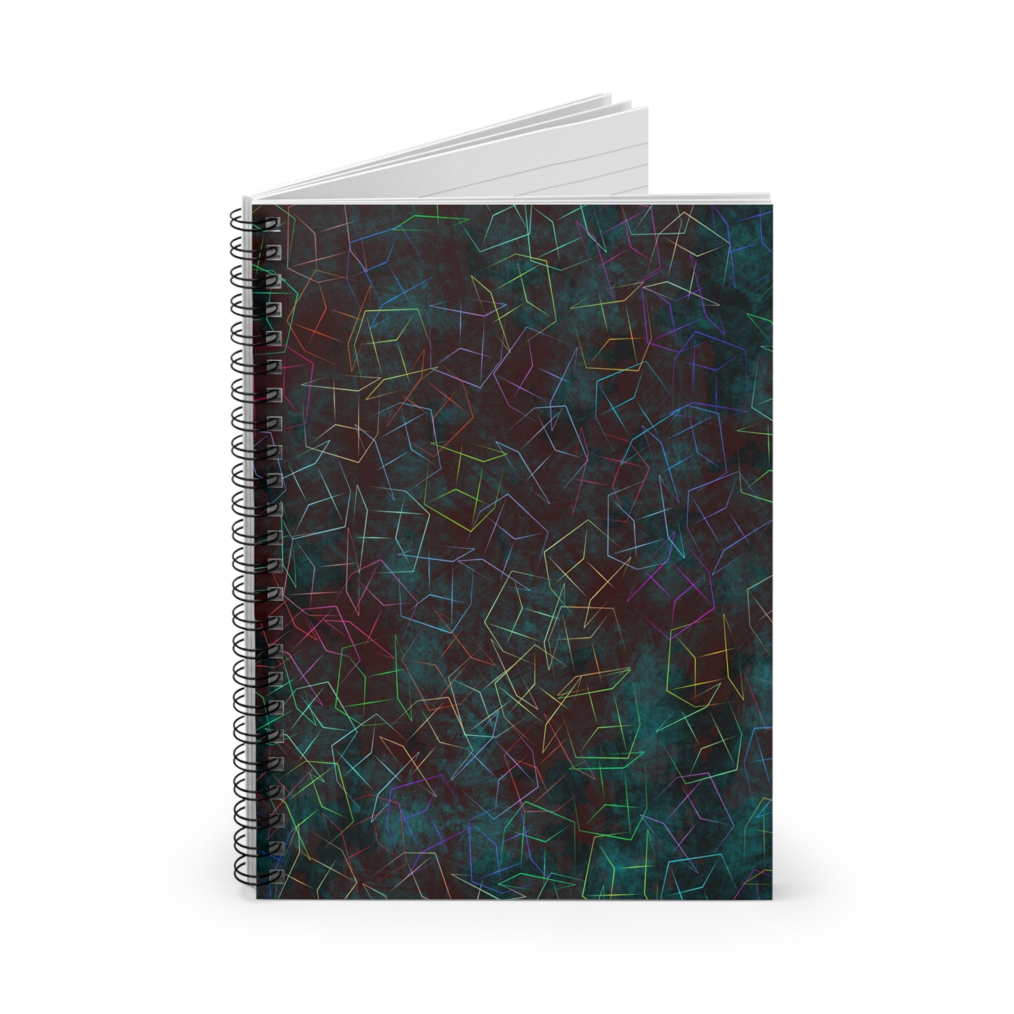Quadrates, Spiral Notebook - Ruled Line