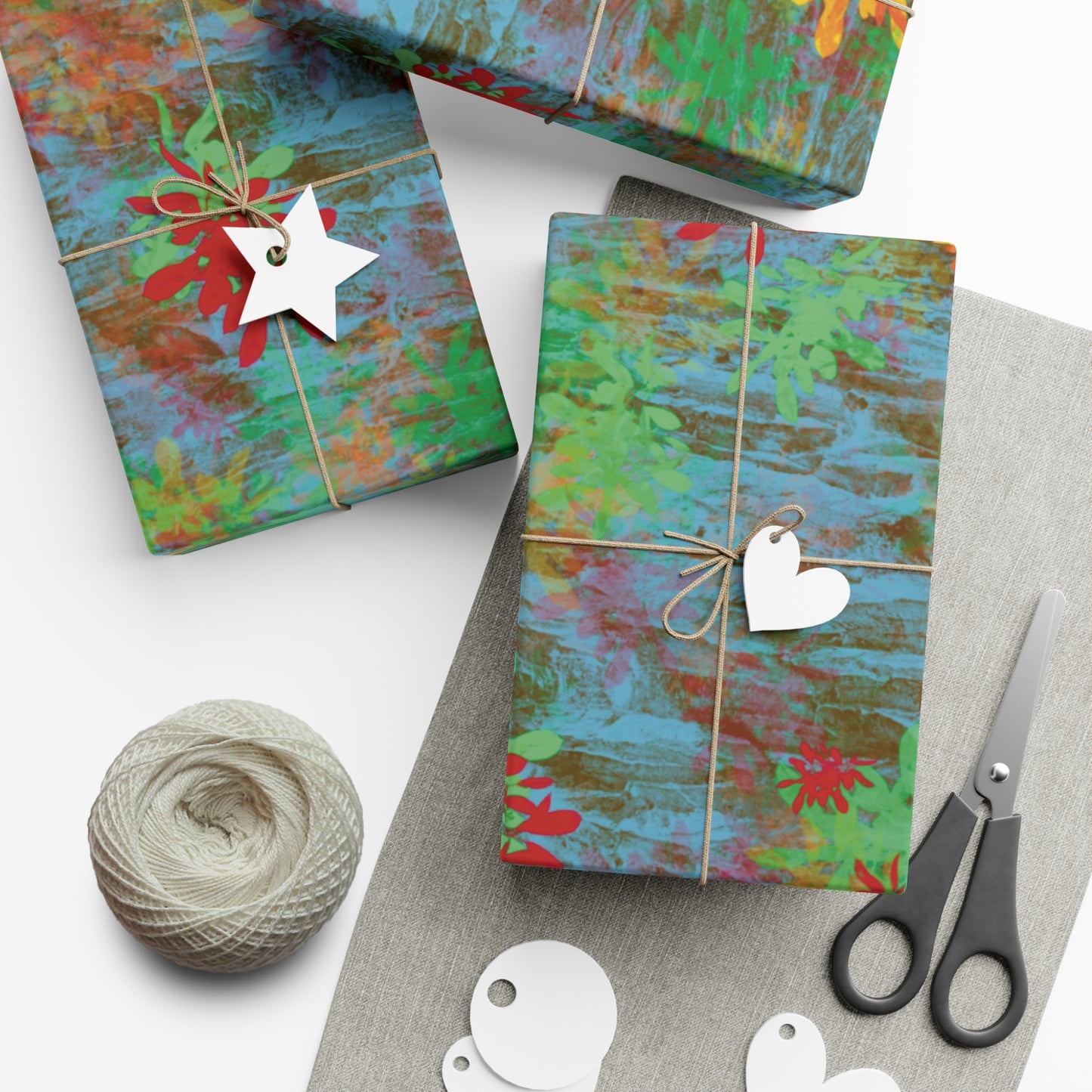 Autumn Flora, Wrapping Paper for Holidays & Celebrations