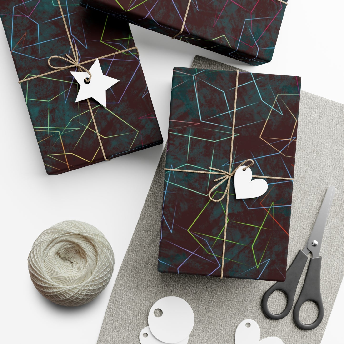 Quadrates, Wrapping Paper for Holidays & Celebrations