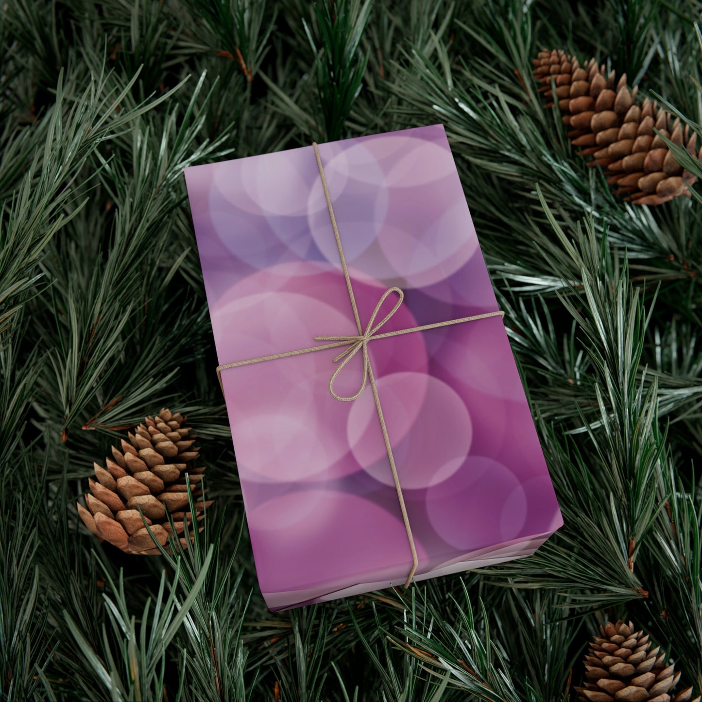 Violaceous Illuminations, Wrapping Paper for Holidays & Celebrations