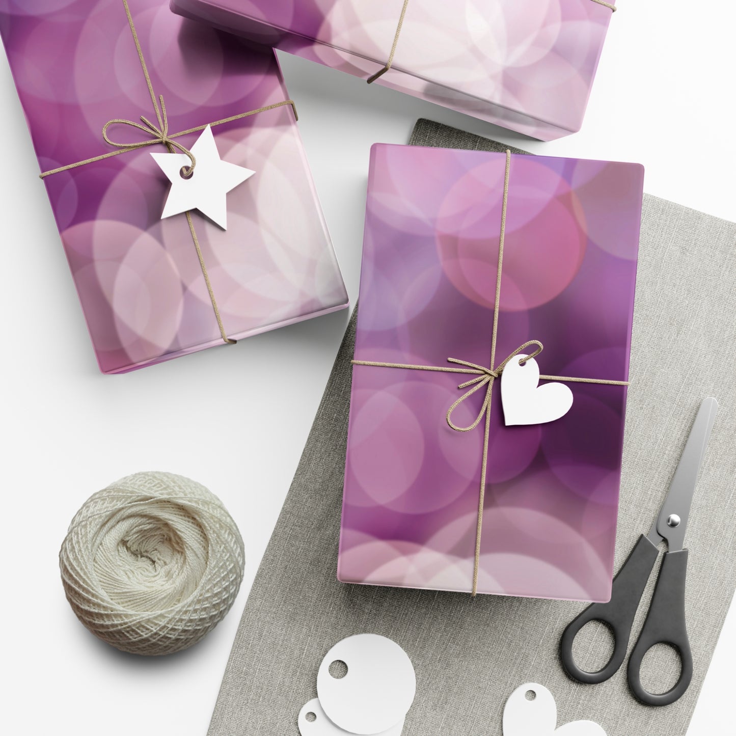 Violaceous Illuminations, Wrapping Paper for Holidays & Celebrations