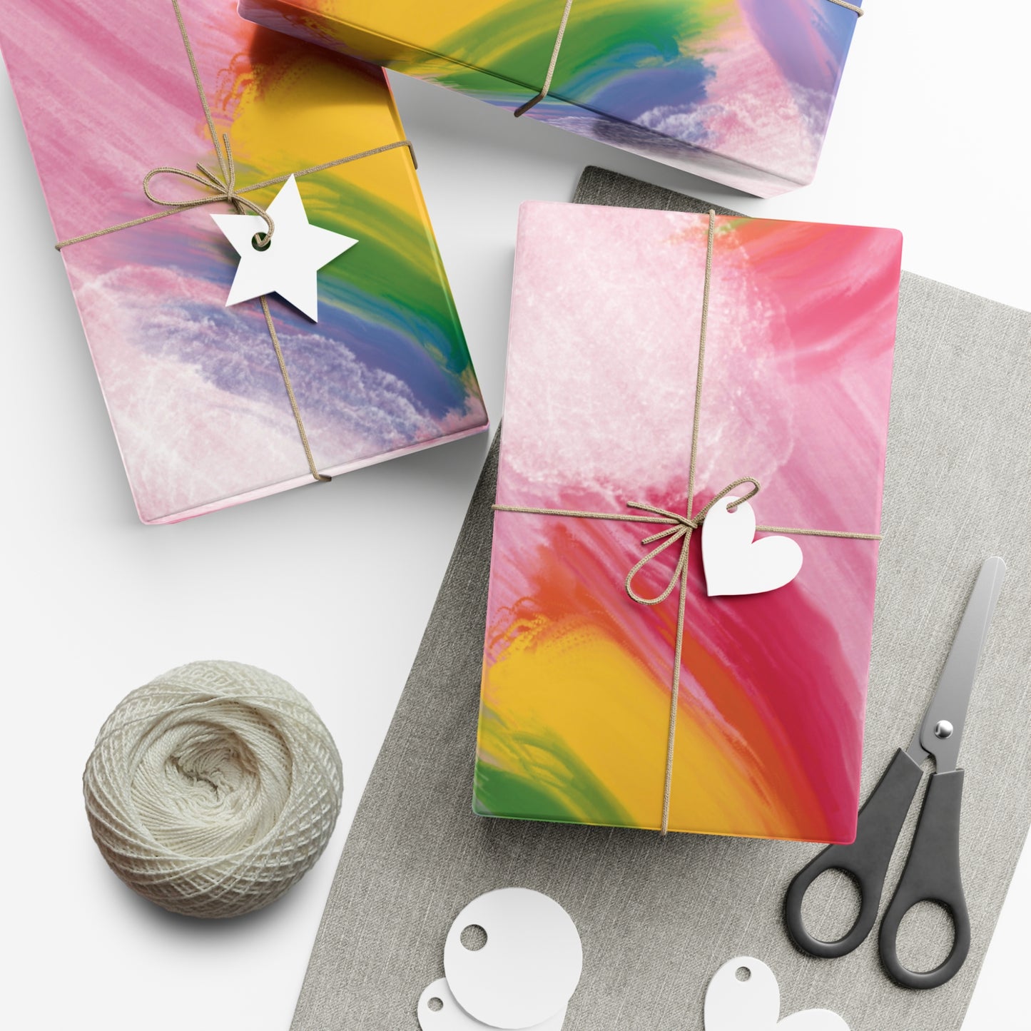 Splash of Rainbows, Wrapping Paper for Holidays & Celebrations