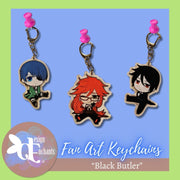 Black Butler Fan Art Keychains