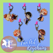 Ouran High School Host Club Fan Art Keychains