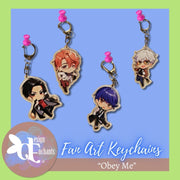 Obey Me Fan Art Keychains
